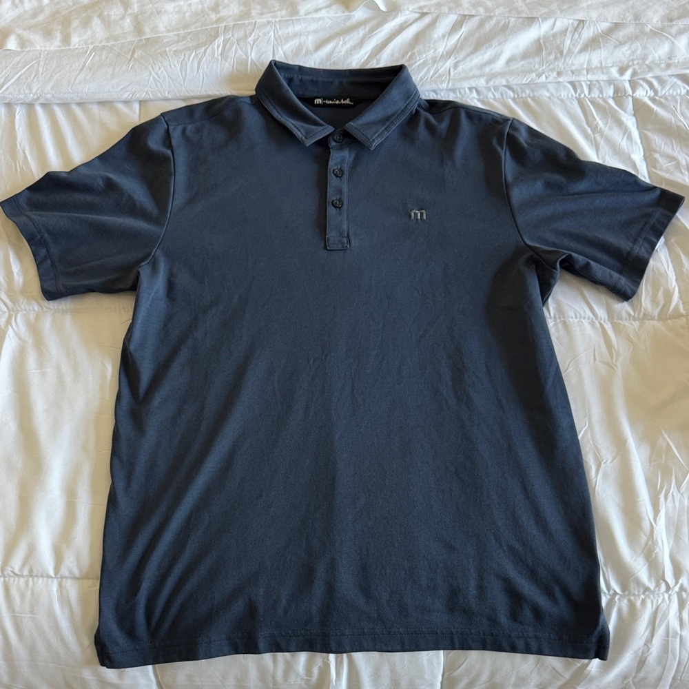 Travis Matthew Men's Blue Polo Shirt